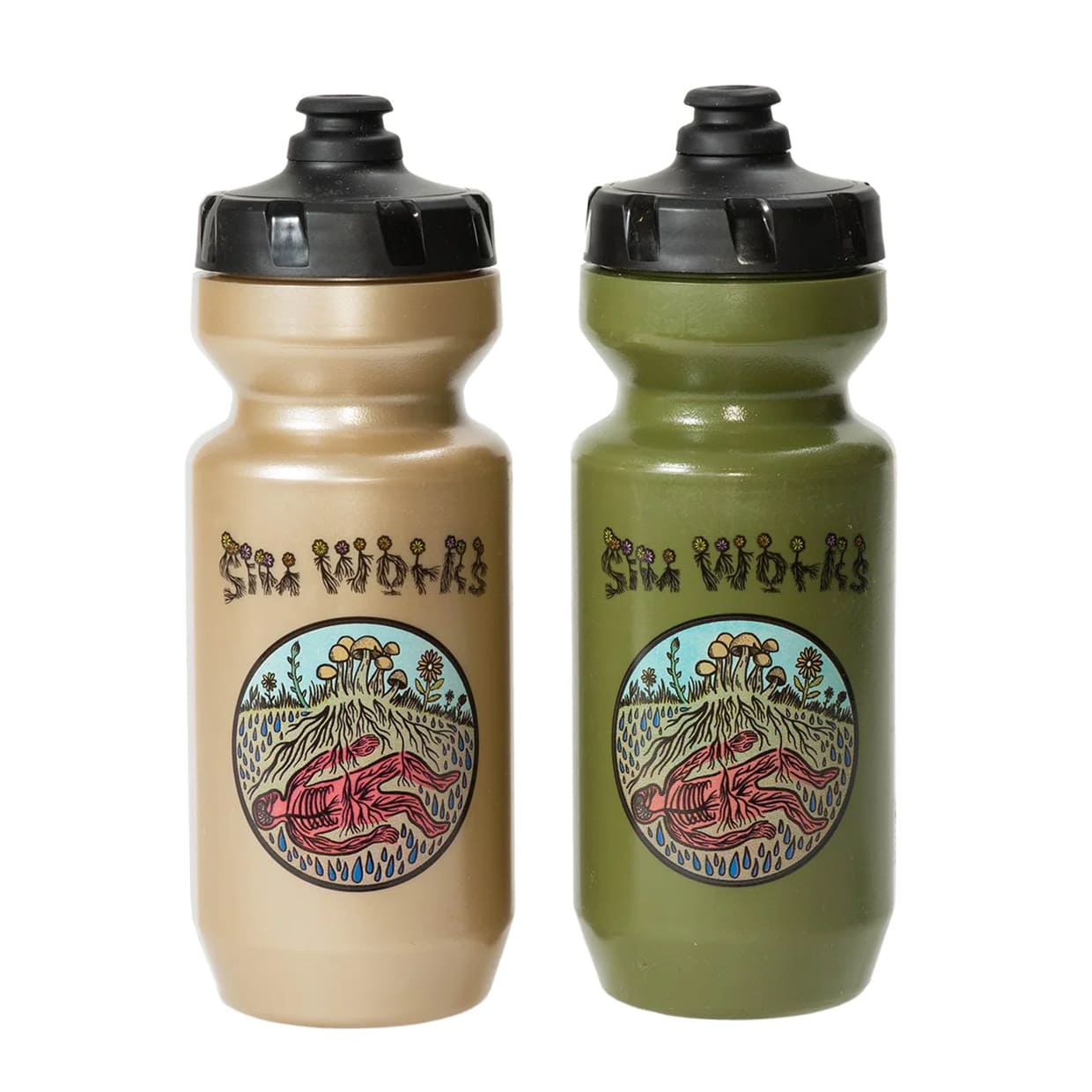 Human Mushroom Bottle 22oz